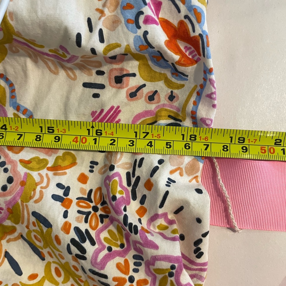 Zara Printed 100% Cotton Shirt Dress Midi Length Size XXL - Picture 7 of 9